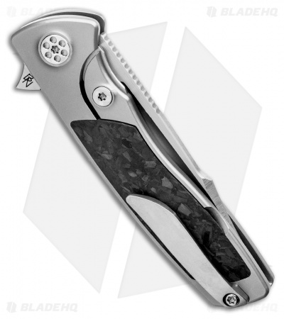 Sharp By Design Micro Evo Typhoon Tanto Knife Ti/Marble CF (3" Satin)