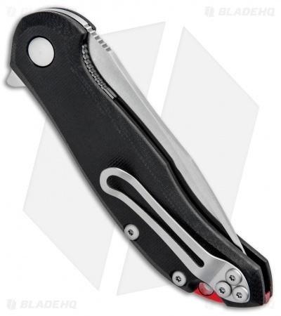 Steel Will Lanner Liner Lock Knife Black G-10 (3.25" Stonewash) F35M-01 