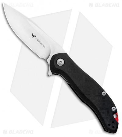 Steel Will Lanner Liner Lock Knife Black G-10 (3.25" Stonewash) F35M-01 