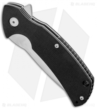 Steel Will Plague Doctor Mini Liner Lock Knife Black G-10 (3.4" Satin) F16M-01