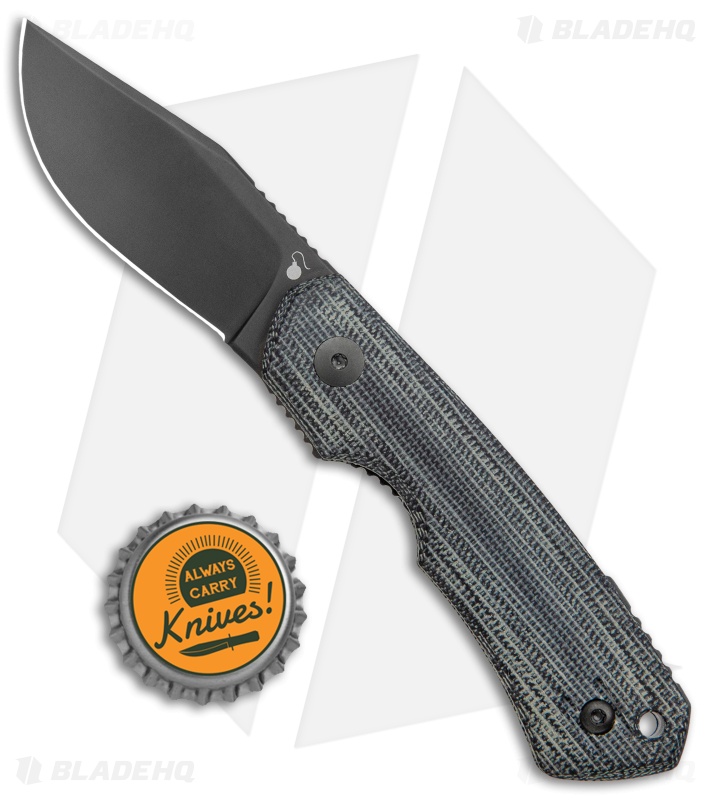 Blade HQ Vox Dapper - Liner Lock Knife | Black Micarta + Black PVD