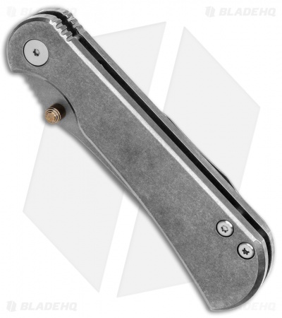 Toor Knives Merchant Frame Lock Knife Stonewashed Titanium (3.4" Stonewash)