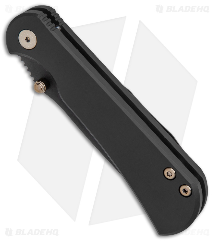Toor Knives Merchant Tanto Frame Lock Knife Stonewashed Titanium (3.4" Black)