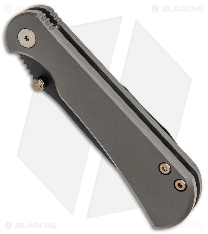 Toor Knives Merchant Tanto Frame Lock Knife Moss Titanium (3.4" Black)