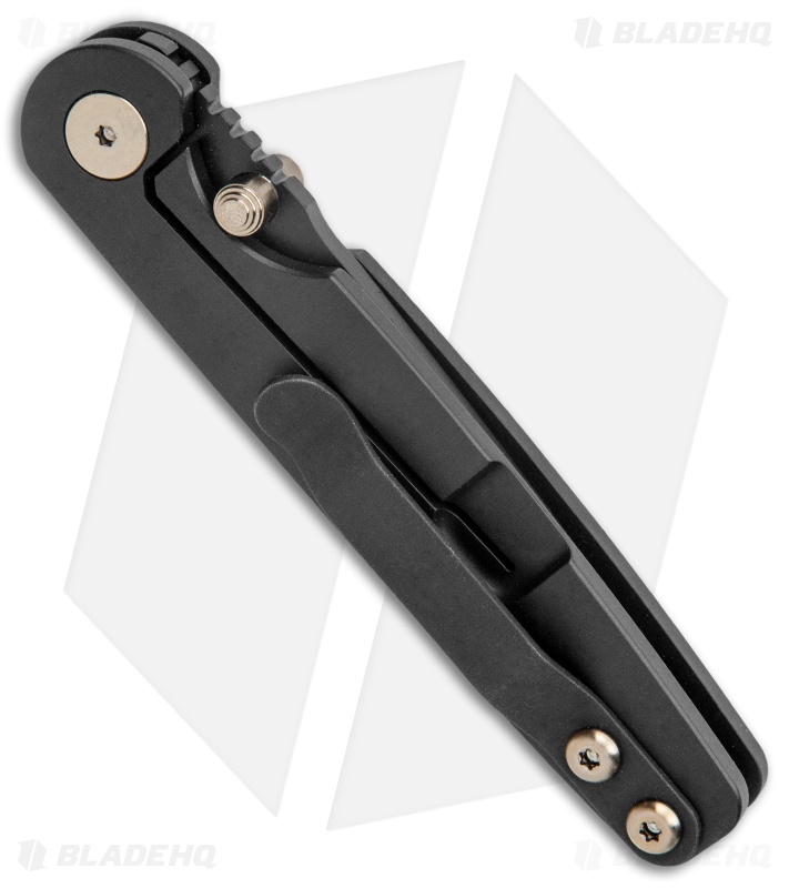 Toor Knives Suitor Frame Lock Knife Black Titanium (3" Black)