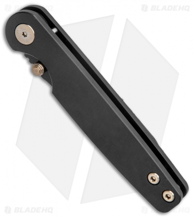 Toor Knives Suitor Frame Lock Knife Black Titanium (3" Black)