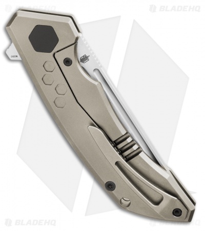 TuyaKnife Hive 2 Frame Lock Knife Bronze Titanium/Carbon Fiber (Satin) 1709B