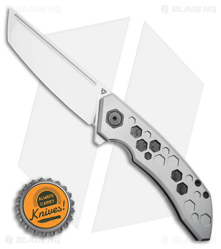 TuyaKnife Hive 2 Frame Lock Knife Titanium/Carbon Fiber (Satin) 1709A