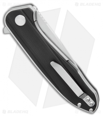 TuyaKnife Talisman Liner Lock Knife Black G-10 (3.5" Stonewash) R001B