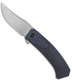 WE Knife Co. Shuddan Frame Lock Knife Blue Titanium (3.48" Satin) WE21015-2