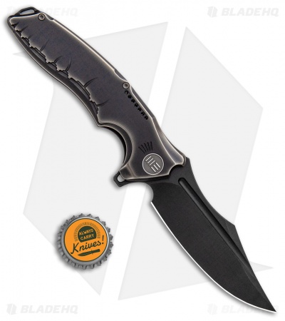 WE Knife Co. Left-Hand Chimera Knife Bronze/Black Ti (3.9" Black SW)