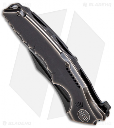 WE Knife Co. Left-Hand Chimera Knife Bronze/Black Ti (3.9" Black SW)