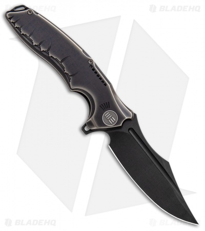 WE Knife Co. Left-Hand Chimera Knife Bronze/Black Ti (3.9" Black SW)