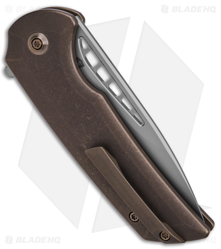 WE Knife Co. Mini Malice Button Lock Bronze Titanium (2.98" BB) WE054BL-4