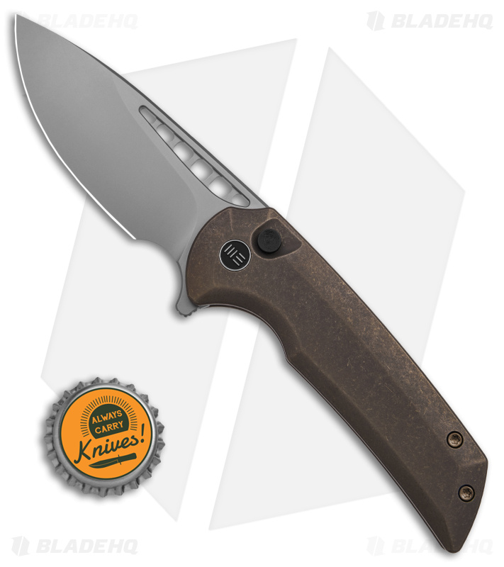 WE Knife Co. Mini Malice Button Lock Bronze Titanium (2.98" BB) WE054BL-4