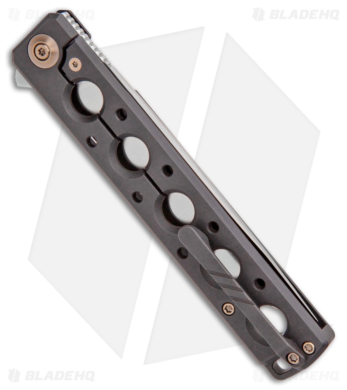 WE Knife Co. Zinker Miscreant Frame Lock Knife Black/Gold Ti (4" Satin) 913A