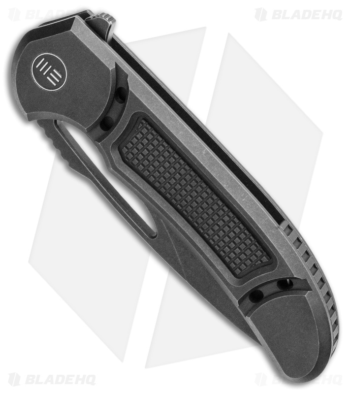 WE Knife Co. Ferrum Forge Minax Frame Lock Knife Black Titanium (3.5" Black SW)