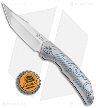 WingManEDC FERUS Frame Lock Knife Bronze Titanium  (3.25" Satin)
