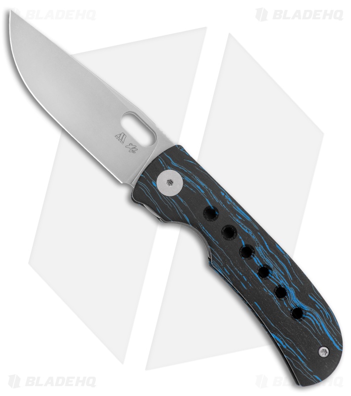WingManEDC MTNT Mach 1 Liner Lock Knife Black/Blue G-10 (3" Satin)