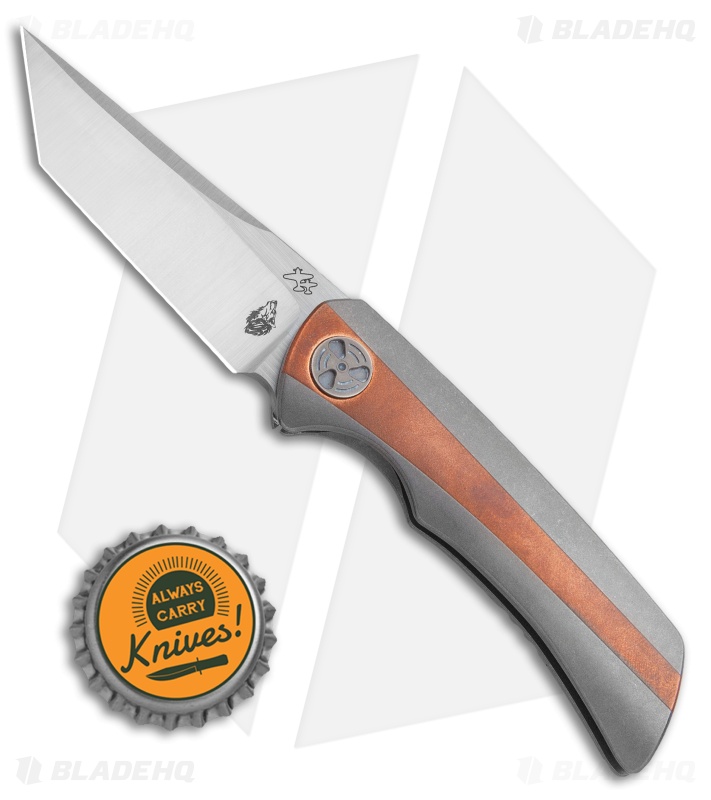 WingManEDC Spar-K Standard Model 2 Copper Frame Lock Knife Tanto (3" Satin)