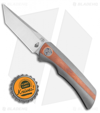WingManEDC Spar-K Standard Model 2 Copper Frame Lock Knife Tanto (3" Satin)