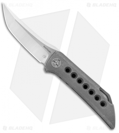 WingManEDC Yurei Standard Model Frame Lock Knife (3" Stonewash)