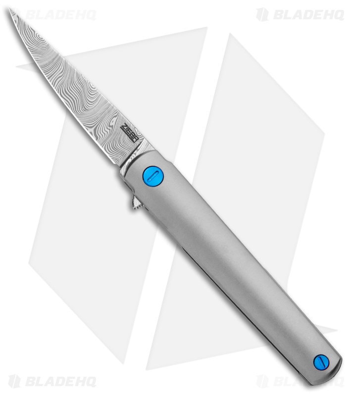 Zieba Knives MS3 Frame Lock Knife Titanium Bjorkmans Twist (2.5