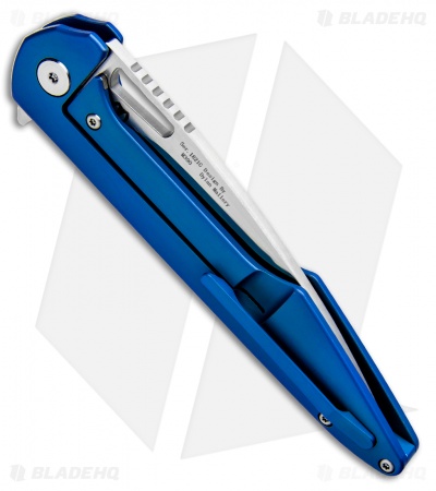 Artisan Cutlery Archaeo Frame Lock Flipper Knife Blue Ti/CF (3.75" Satin)