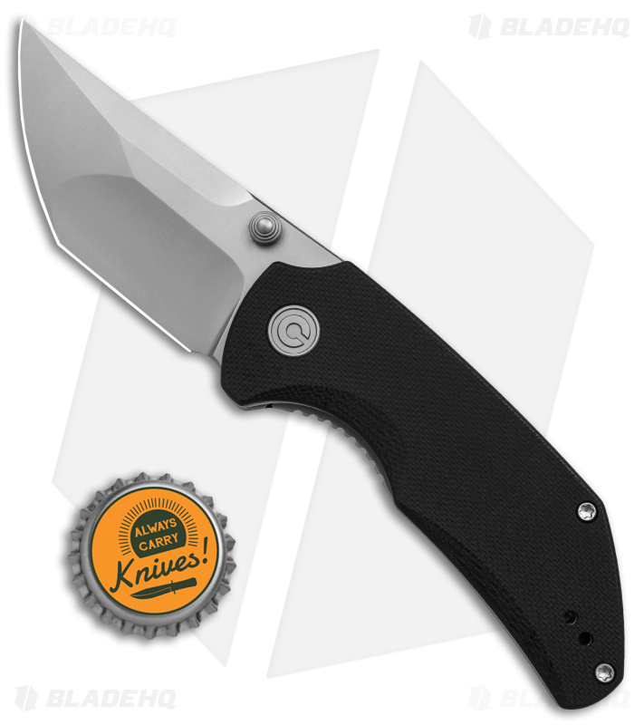 CIVIVI Thug 2 Liner Lock Knife Black G-10 (2.69" BB) C20028C-2