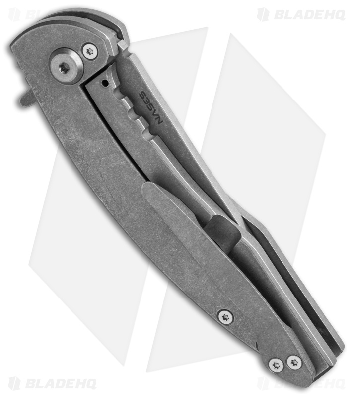 Fodale Orion Flipper Knife Titanium (3.375" Acid SW)