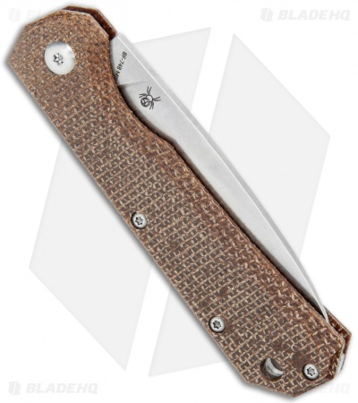 BlackFox Ciol Slip Joint Knife Brown Micarta (2.75" Stonewashed) 