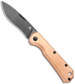 BlackFox Ciol Slip Joint Knife Copper (2.75" Black Stonewash) 