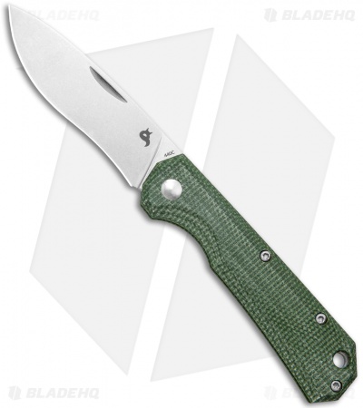 BlackFox Ciol | Slip Joint Knife | Green Micarta - Blade HQ