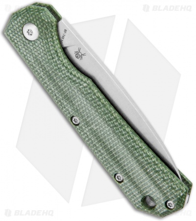 BlackFox Ciol Slip Joint Knife Green Micarta (2.75" Stonewashed) 