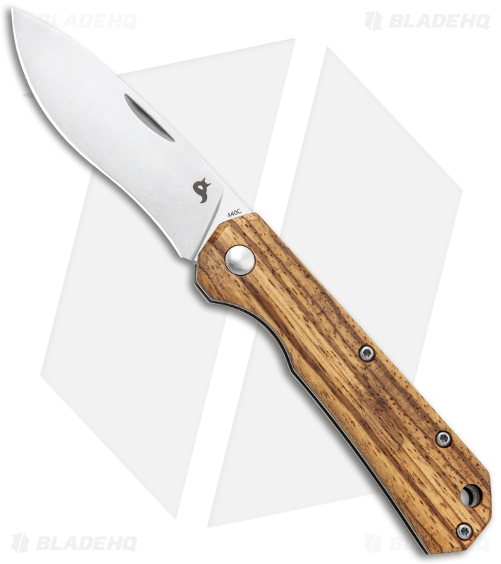 BlackFox Ciol Slip Joint Knife Zebrawood (2.75" Satin) 