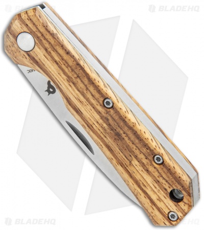 BlackFox Ciol Slip Joint Knife Zebrawood (2.75" Satin) 