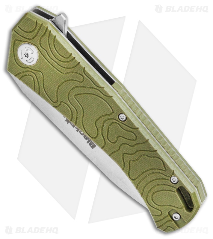 BlackFox Echo 1 Liner Lock Flipper Knife OD Green (3.25