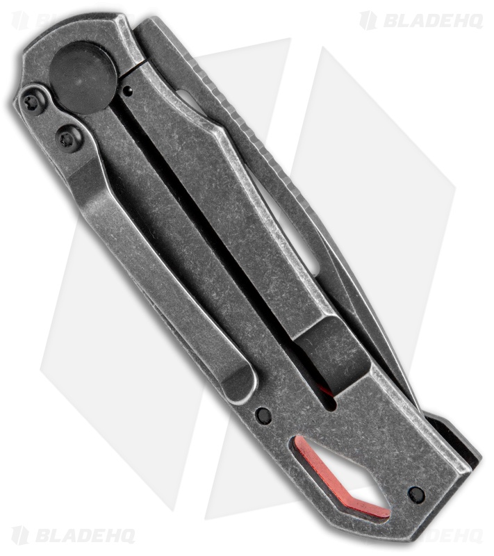 BlackFox Racli Frame Lock Folding Knife Black G-10 (2.5" Black Stonewash)