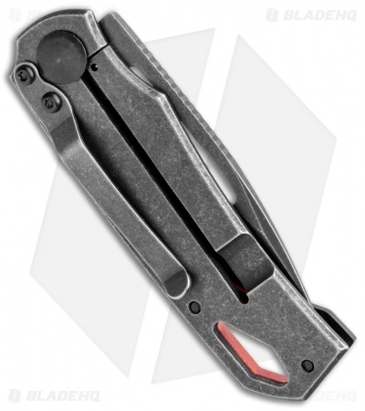 BlackFox Racli Frame Lock Folding Knife Black G-10 (2.5" Black Stonewash)