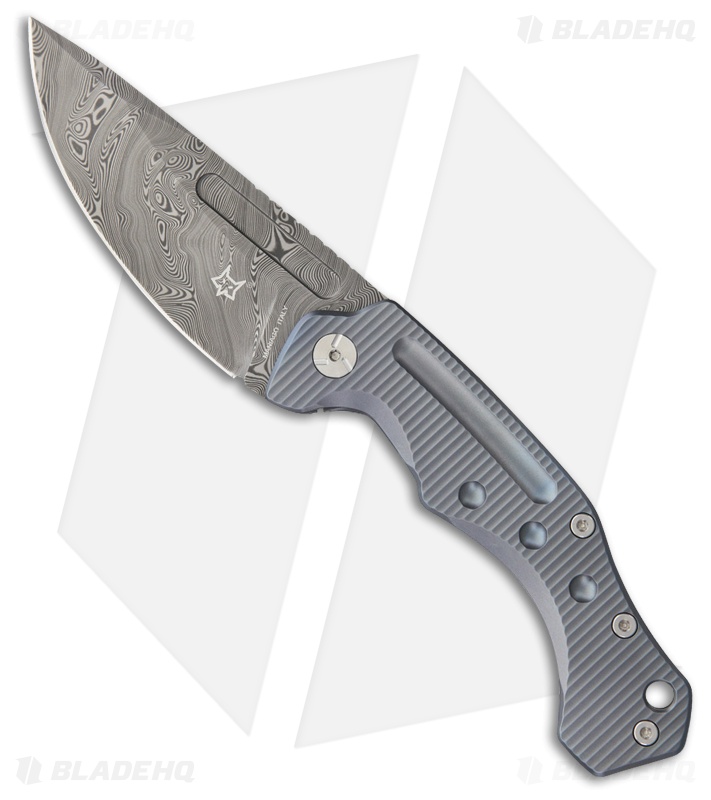 Fox Desert Fox Folding Knife Blue Titanium (3.75