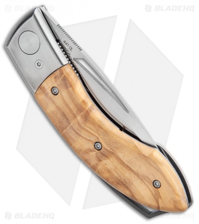 Fox Knives Dream Catcher Liner Lock Knife Olive Wood (3" Satin)