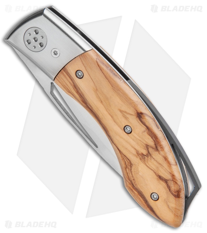 Fox Knives Dream Catcher Liner Lock Knife Olive Wood (3" Satin)