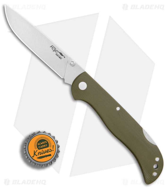 Fox Knives 500 Folder | Lock Back Knife | OD Green