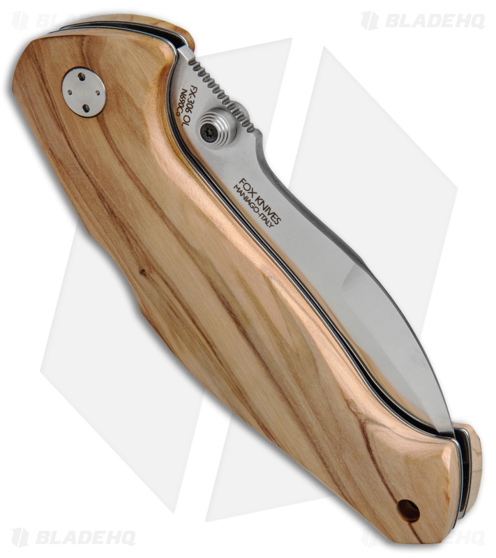 Fox Knives Anso Mojo Lockback Knife Olive Wood (3.5
