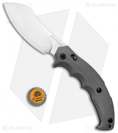 Fox Knives Anunnaki Folder Lockback Knife Gray G-10 (4.5" Black) FX-505GR