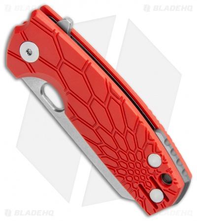 Fox Knives Baby Core Mini Liner Lock Knife Red FRN (2.35" Stonewash)