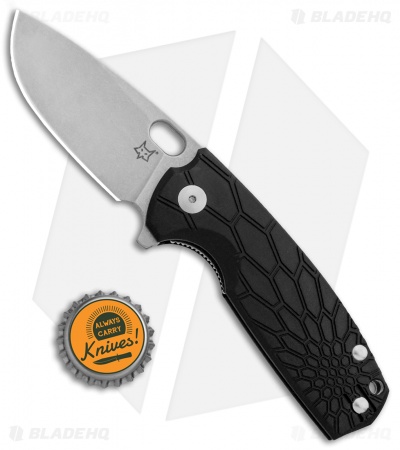 Fox Knives Core Flipper Knife | Stonewashed N690Co | Black