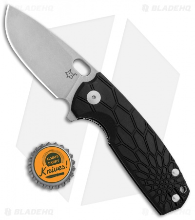 Fox Knives Vox Core Liner Lock Knife Black FRN (3.15" Stonewash) FX-604 