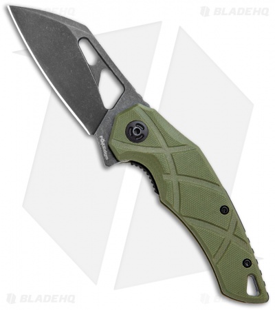 FoxEdge Atrax Flipper Folding Knife OD Green G10 (3.5