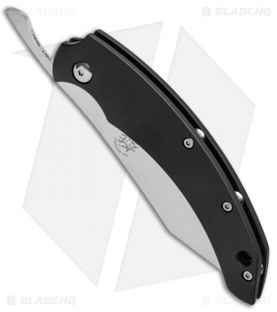 Fox Knives Dragotac "Piemontes" Compact Friction Folder Knife Black (3" Satin) 